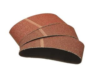 WOLFCRAFT - N.3 NASTRI DI TELA ABRASIVA 76 X 457 MM. GRANA 60 1892000