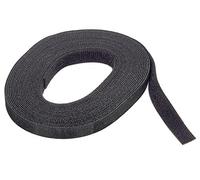 wolfcraft Nastro velcrato, nero I 3286000 I Per disporre e fissare in maniera versatile 1000 oggetti in casa