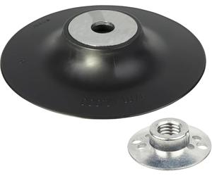 wolfcraft Platorello 125 mm per Smerigliatrice Angolare con Dado M14