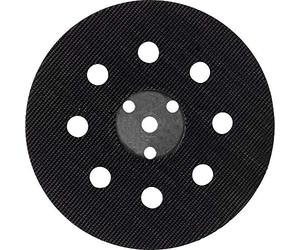 wolfcraft Platorello velcrato per levigatrice rotoorbitale I 2227000 - Ø 125 mm - Con tessuto velcrato