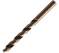 wolfcraft Punta per metallo in acciaio super rapido con cobalto rettificata, Ø 4,8 mm I 7453010 I Per forare materiali molto duri e resistenti