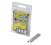 wolfcraft Punti dorso largo, acciaio extra duro, tipo 053 I 7026000 I Ideali per il fissaggio di tessuti e listelli di legno