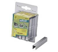 wolfcraft Punti dorso largo, acciaio extra duro, tipo 053 I 7047000 I Ideali per il fissaggio di tessuti e listelli di legno