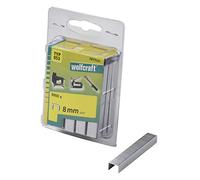 wolfcraft Punti dorso largo, acciaio, tipo 053 I 7017000 I Ideali per il fissaggio di tessuti e listelli di legno