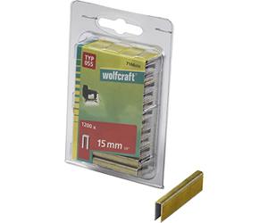 wolfcraft Punto dorso sottile, tipo 055 I 7166000 I Ideali per il fissaggio di tessuti e listelli di legno