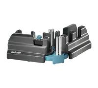 wolfcraft Rapportatore Angolare e Tagliacornici per Battiscopa 2 in 1 | Guida per taglio battiscopa e posa zoccolini con misura angoli 85-180 gradi, ideale per finitura pavimenti. 6948000
