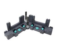 wolfcraft Rapportatore angolare e tagliacornici PRO I 6956000 I 2 in 1 - Cassetta per tagliare battiscopa e battiscopa alti fino a 120 mm e misura degli angoli dello spazio