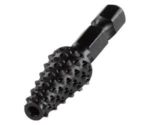 wolfcraft Raspa profilata per legno - 4378000 - conica - per preparare incavi e per una rapida asportazione di materiale - gambo esagonale