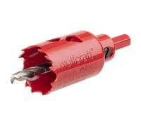wolfcraft Sega a tazza BIM I 5466000 I Per materiali per costruzioni a secco, legno, plastica e metalli, profondità di taglio 40 mm