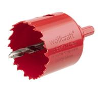 Wolfcraft Sega a tazza BIM 5471000 per materiali a secco, legno, plastica e metalli – taglio 40 mm