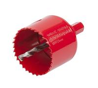 wolfcraft Sega a tazza BIM I 5472000 I Per materiali per costruzioni a secco, legno, plastica e metalli, profondità di taglio 40 mm