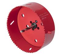 wolfcraft Sega a tazza BIM I 5497000 I Per materiali per costruzioni a secco, legno, plastica e metalli, profondità di taglio 40 mm
