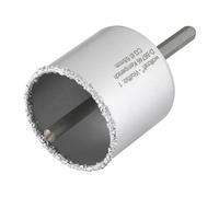 wolfcraft Sega a tazza con riporto in metallo duro e mandrino I 3896000 I Per impianti elettrici e sanitari in calcestruzzo, muratura e pietra; profondità di taglio 55 mm
