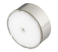 wolfcraft Sega a tazza diamantata "Ceramic" con punta di centraggio e codolo I 8911000 I Per l'installazione di prese su piastrelle e piastrelle smaltate, profondità di taglio 25 mm