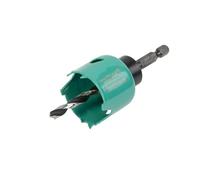 wolfcraft Sega a tazza in acciaio al carbonio, Ø 40 mm I 5965000 I Per l'installazione di materiale elettrico e di sanitari su legno e materiali per costruzioni a secco