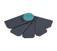 wolfcraft Set a ventaglio di lisciafughe da 5 pezzi I 4332000 I Per la rifinitura delle fughe