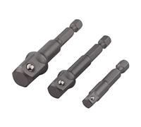 wolfcraft Set di adattatori per bussole di 3 pezzi I 8797000 I Per collegare in maniera sicura le bussole