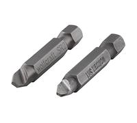 wolfcraft Set di estrattori di viti per viti con impronta difettosa, 2 pezzi I 2982000 I 2 inserti con attacco speciale, SR 1 / SR 2