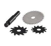 wolfcraft Set di frese universali WS, 4 pezzi, 3253000Fresa WS in acciaio per utensili per la fresatura di legno duro e dolce