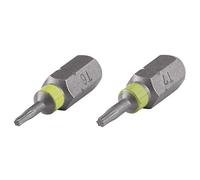 wolfcraft Set di inserti, TORX® (T 8/9), 2 pezzi I 2495000 I 2 inserti Solid
