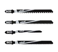 wolfcraft Set di lame per seghetti alternativi da 10 pezzi, attacco a T, 8430000