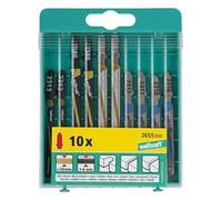 wolfcraft Set di lame per seghetti alternativi da 10 pezzi, attacco a T I 265500