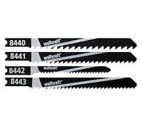 wolfcraft Set di Lame per Seghetti Alternativi da 10 Pezzi, Attacco a U, 8440000, Argento