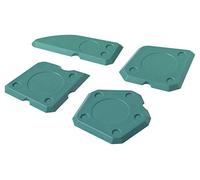 wolfcraft set di lisciafughe SP 100, 4 pezzi I 4369000 I Per fughe precise e lisce