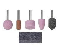 wolfcraft Set di mole in ceramica da 6 pezzi, 2144000