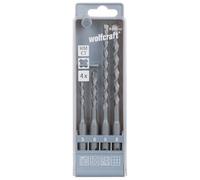wolfcraft Set di punte per martello TCT "Standard" da 4 pezzi, codolo SDS-Plus, 8456000
