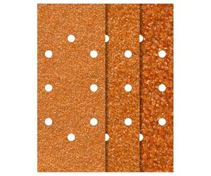 wolfcraft Set di strisce abrasive da 25 pezzi per legno/metallo, 1969100