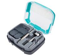 wolfcraft Set Montaggio Cerniere a Tazza - Dima Foratura e Punta Forstner | Kit completo per fori cerniere mobili con dima per cerniere, punte autocentranti e valigetta utensili. 4656000