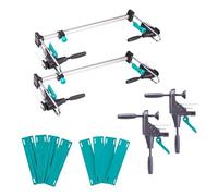 wolfcraft Set Montaggio Telai Pro - Guida per Telaio Porta 600-1000 mm