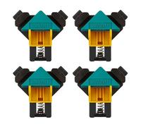 wolfcraft Set per "serraggio ad angolo retto" I 8626000 I 4 morsetti per giunzioni ES 22, un valido aiuto per avvitare o incollare ad angoli di 90°