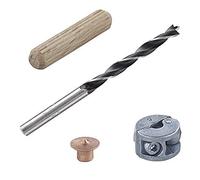 wolfcraft Set per spinatura da 25 pezzi I 2918000 I Set per eseguire spinature