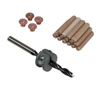 wolfcraft Set per spinatura da 25 pezzi I 2918000 I Set per eseguire spinature