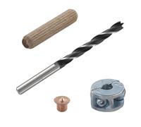 wolfcraft Set per spinatura da 28 pezzi I 2917000 I Set per eseguire spinature