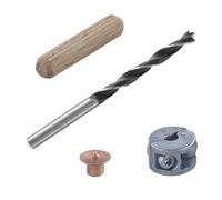 WOLFCRAFT - SET PER ESEGUIRE SPINATURE, SPINE DN. 6 MM. PUNTA PER LEGNO E ARRESTO DI PROFONDITA' 2916000