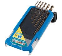 wolfcraft Set di punte in metallo HSS Co da 6 pezzi, 7118000