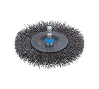 Wolfcraft Spazzola a disco 2102000 con filo d'acciaio Ø gambo 1/4 pollici (6,3 mm) 1 pz