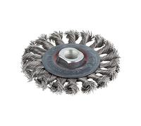 WOLFCRAFT 2701000 SPAZZOLA ABRASIVA CON FILI DI METALLO