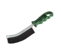 wolfcraft Spazzola manuale con filo di nylon I 2764000 I Per lavori di pulizia e per una lucidatura delicata di legno e lamiera
