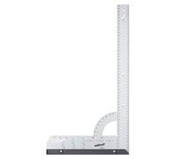 wolfcraft Squadra multiuso, 500 mm I 5206000 I Per misurare, tracciare, disegnare e tagliare in modo guidato