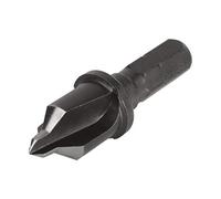 wolfcraft Svasatore con guida, codolo esagonale I 4382000 I Per forare e svasare