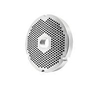 Wolfcut Dischi per tritacarne Longlife in acciaio inox con mozzo, 4 scanalature e filettature - Sostituzione per/compatibile con tritacarne pistone e tutte le dimensioni comuni 32-3,0 mm