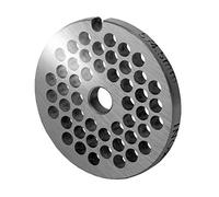 WolfCut Disco forato in acciaio inox con foro da 4,5 mm, compatibile con tutti i tritacarne di dimensioni 5, ad esempio: Bosch MUM4/MUM5 - Alexanderwerk misura 5 - Giove taglia 5 e molti altri.