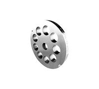 Wolfcut - Disco Forato Inox con 2 scanalature, Dimensione 10 & 12 - 12,0 mm, Foro per tritacarne Reber Tipo N.12EL9501 N, Alexanderwerk, Bartscher FW80, 12SQO