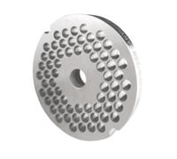 WolfCut - Disco Forato Inox con 2 scanalature per tritacarne Dimensioni Foro 22-6,0 mm