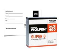 Wolfen Colore 400 Super 8, 15 m ISO 250-400 con sviluppo + download scansione 2K