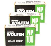 Wolfen Pellicola in bianco e nero Original NP100 135/36 confezione da 3